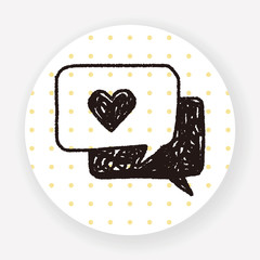 love talk doodle