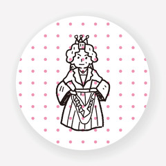 queen doodle