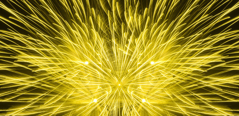 Fototapeta premium Close up beautiful fireworks in the evening sky , Sparkler close up, Holiday concept, Abstract background , light background texture