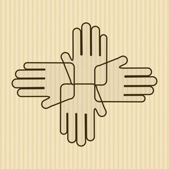 Obraz premium teamwork concept design 