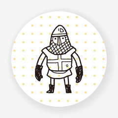 knight doodle