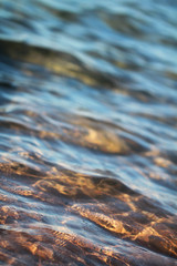 Sea waves on the beach
