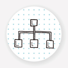 infographic chart doodle drawing