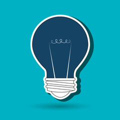 bulb light icon design 