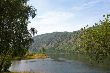 mountain river in the Altai