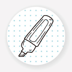 highlighter pen doodle