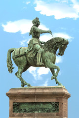 Obraz premium Statue de Jeanne d'Arc à Orléans.