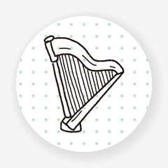 harp doodle