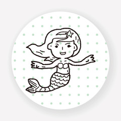 Mermaid doodle