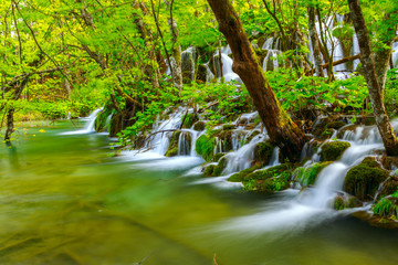 Waterfalls in Plitvice National Park