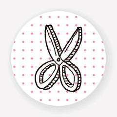 scissors doodle drawing