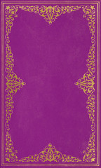 Violet leather cover