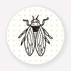 fly bug doodle