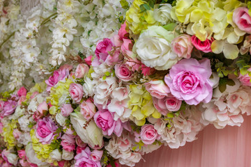 Wedding flower ceremony , rose flower