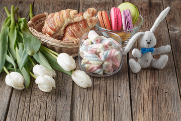 cup of hot chocolate with marshmallow