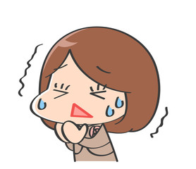 スーツ　女性　恐怖