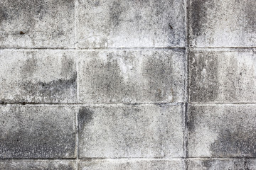 Grunge white gray brick wall background.