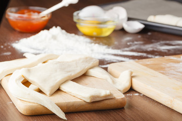 Making Croissant Cookies