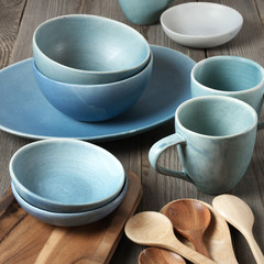 Handmade ceramic dishware