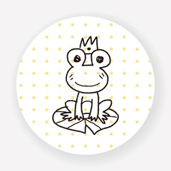 frog prince doodle