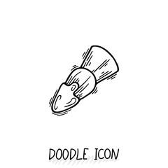 Paint brush icon vector