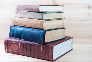 Pile of old books