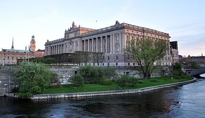 Fototapeta na wymiar palace in Stockholm, Sweden, Europe