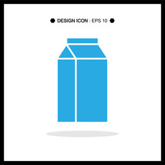 Milk icon 3 great for any use. Vector EPS10.
