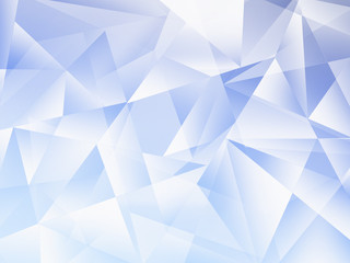 Blue Abstract geometric polygonal background composed of triangles