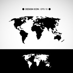 World Map 4 Vector EPS10, Great for any use.