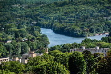 Seine River Valley. Saint-Germain-en-Laye. France.