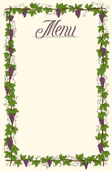 Menu Page Design