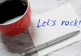 Time for cup of coffee