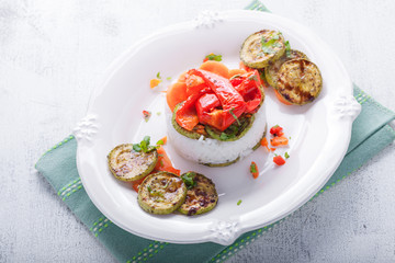 Rice timbale