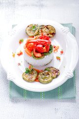 Rice timbale
