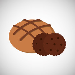 Bread icon design , vector illustration