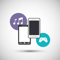 Smartphone icon design , vector illustration
