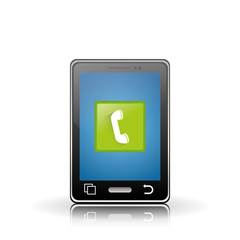 phone icon design, vector illustration