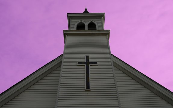 Take Shelter From The Storm / Church With Purple Sky