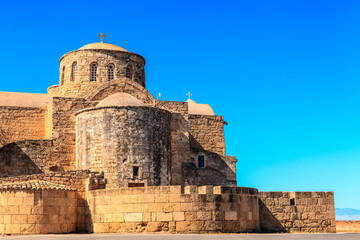 Fototapeta na wymiar Historic St. Barnabas Church in Cyprus.