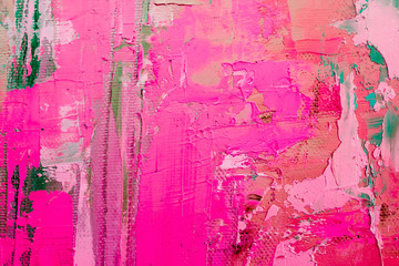 Naklejka premium Abstract art background. Oil painting on canvas. Colour texture