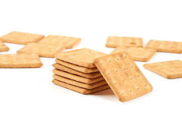 Cookies on white