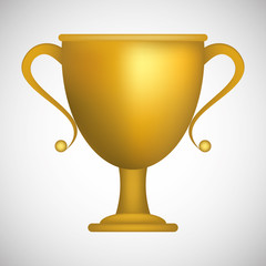 trophy icon design , vector illustration