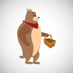 Animal cartoon design , vector illustration