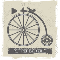 Fototapeta premium Stylish old bicycle