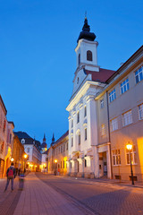 Naklejka na ściany i meble Church in the centre of Trnava in eastern Slovakia.