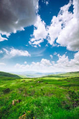Obraz premium landscape with mountains and sky
