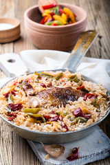 One pot chicken rice