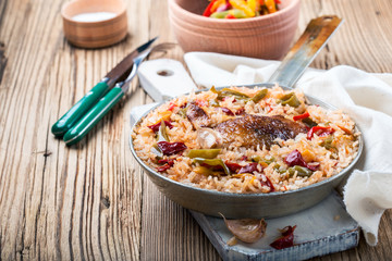 One pot chicken rice