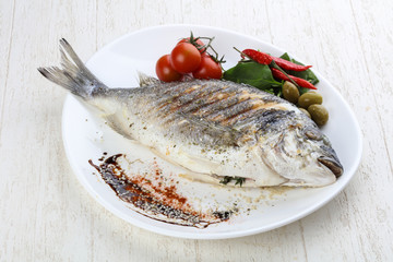 Grilled dorado
